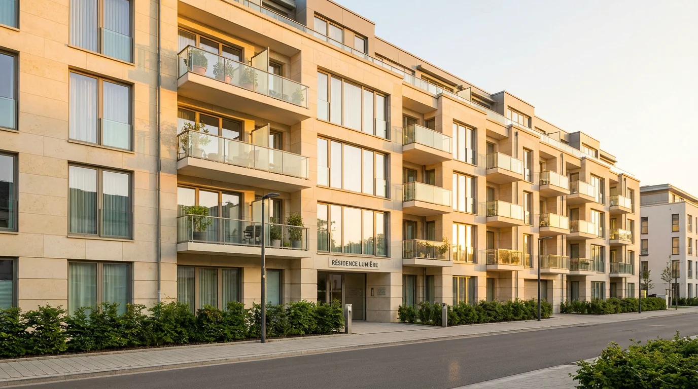 Immeuble d'appartements propre et moderne à Luxembourg