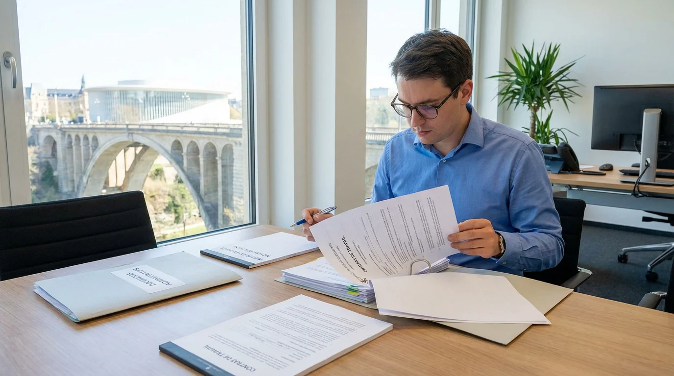 Vérification de documents administratifs pour l'embauche de personnel de maison au Luxembourg